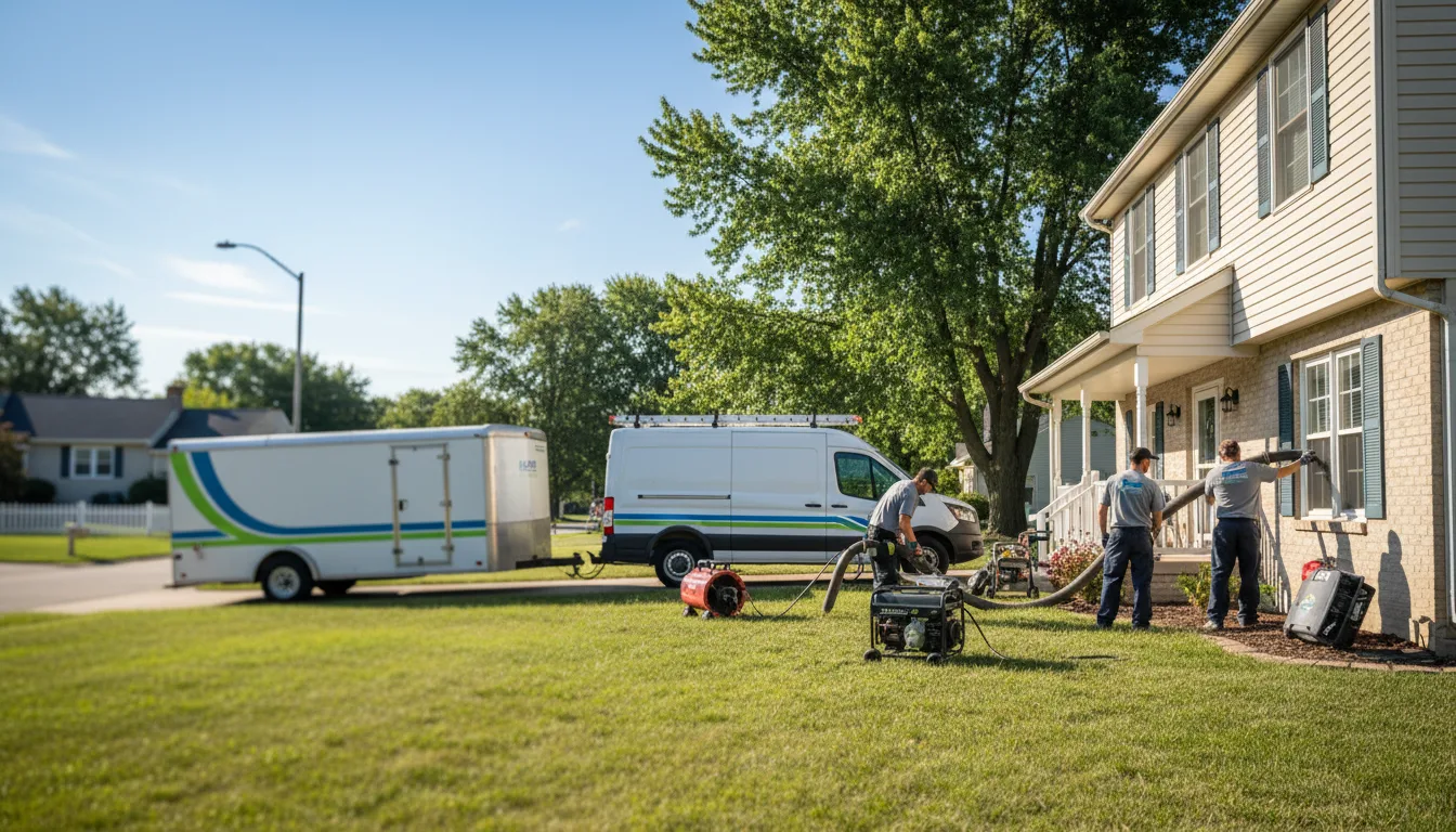 Flooded Basement Restoration And Cleanup With Repair in New Holstein, WI near me